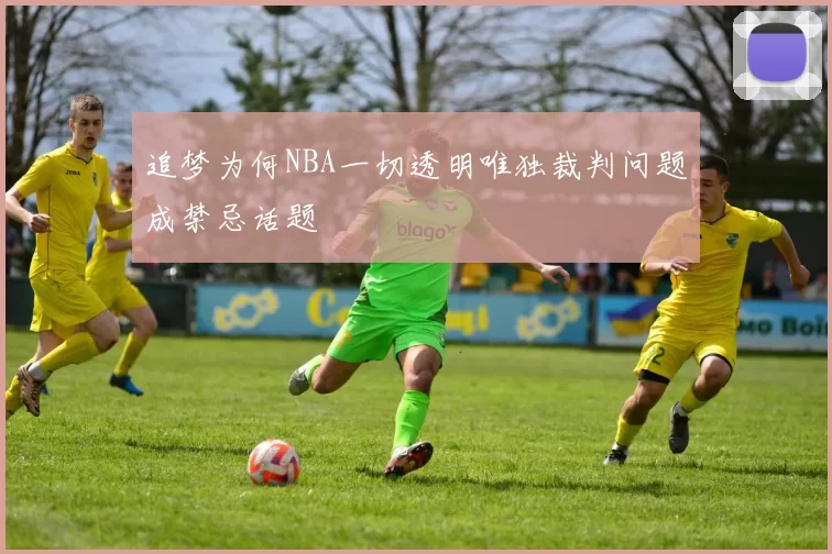 追梦为何NBA一切透明唯独裁判问题成禁忌话题